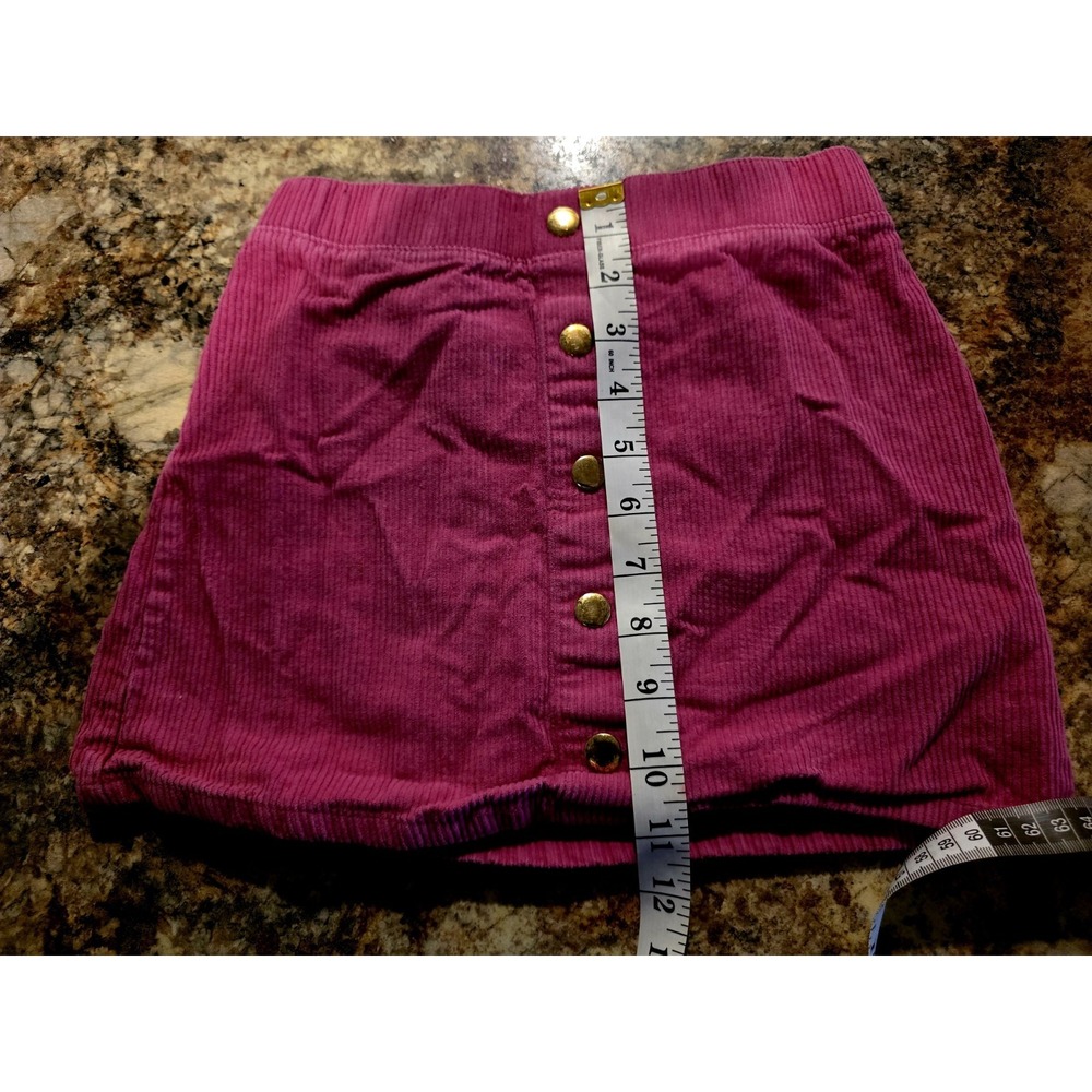Isaac Mizrahi NY Kids Collection Pink Corduroy Cotton Skirt Girls Size M 7-8 C11